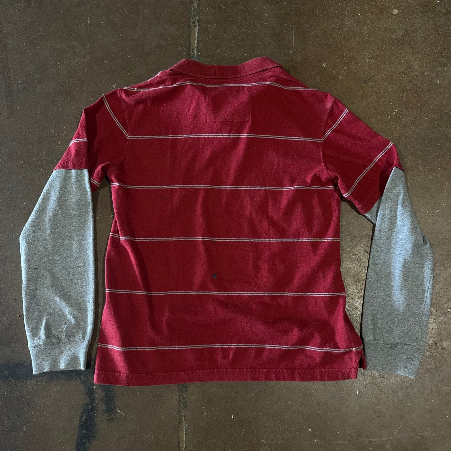 RED REHAB IS FOR QUITTERS LONG SLEEVE POLO