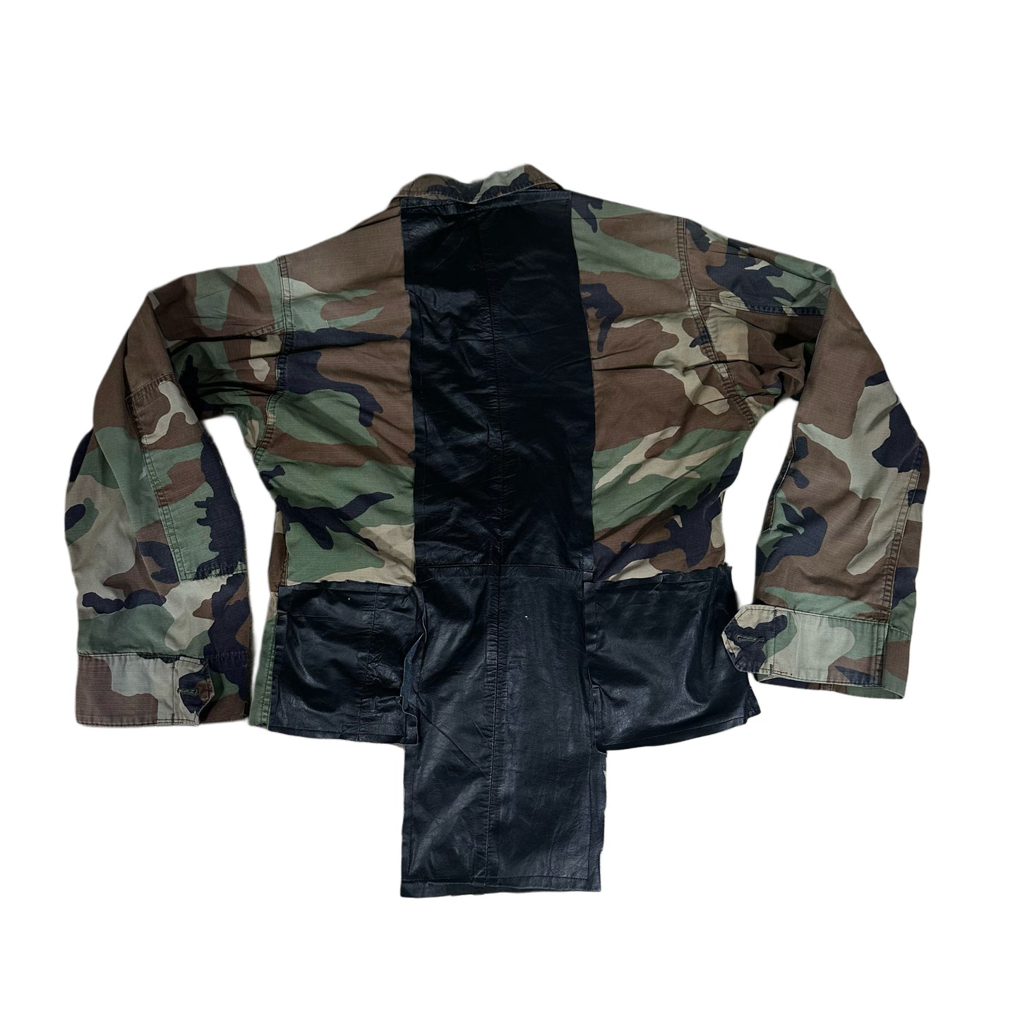 UPSIDE DOWN CROSS PATCH CAMO JACKET