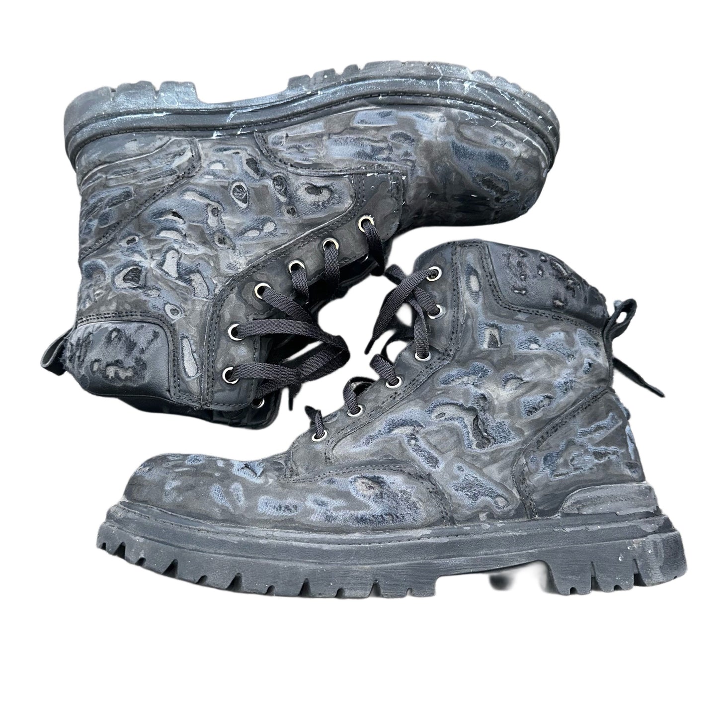 BLACK ZOMBIE BOOTS