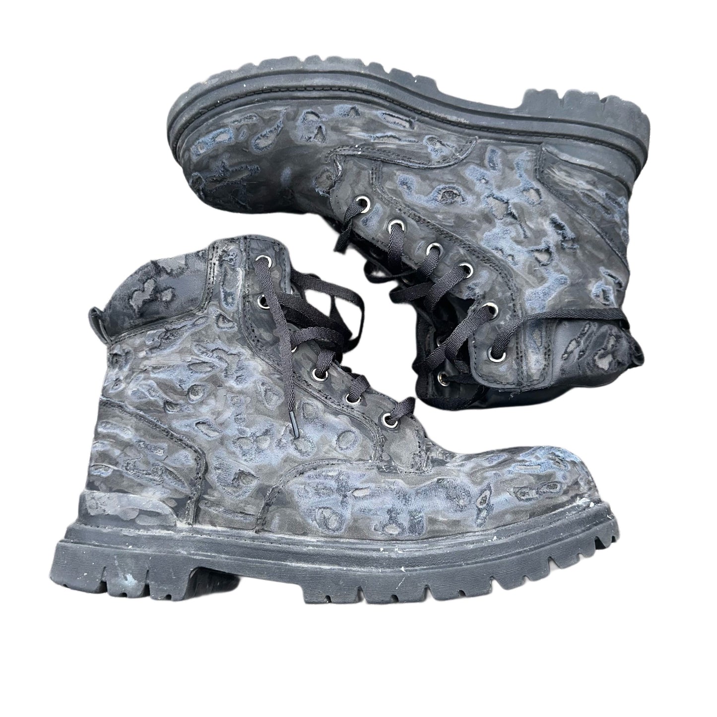 BLACK ZOMBIE BOOTS