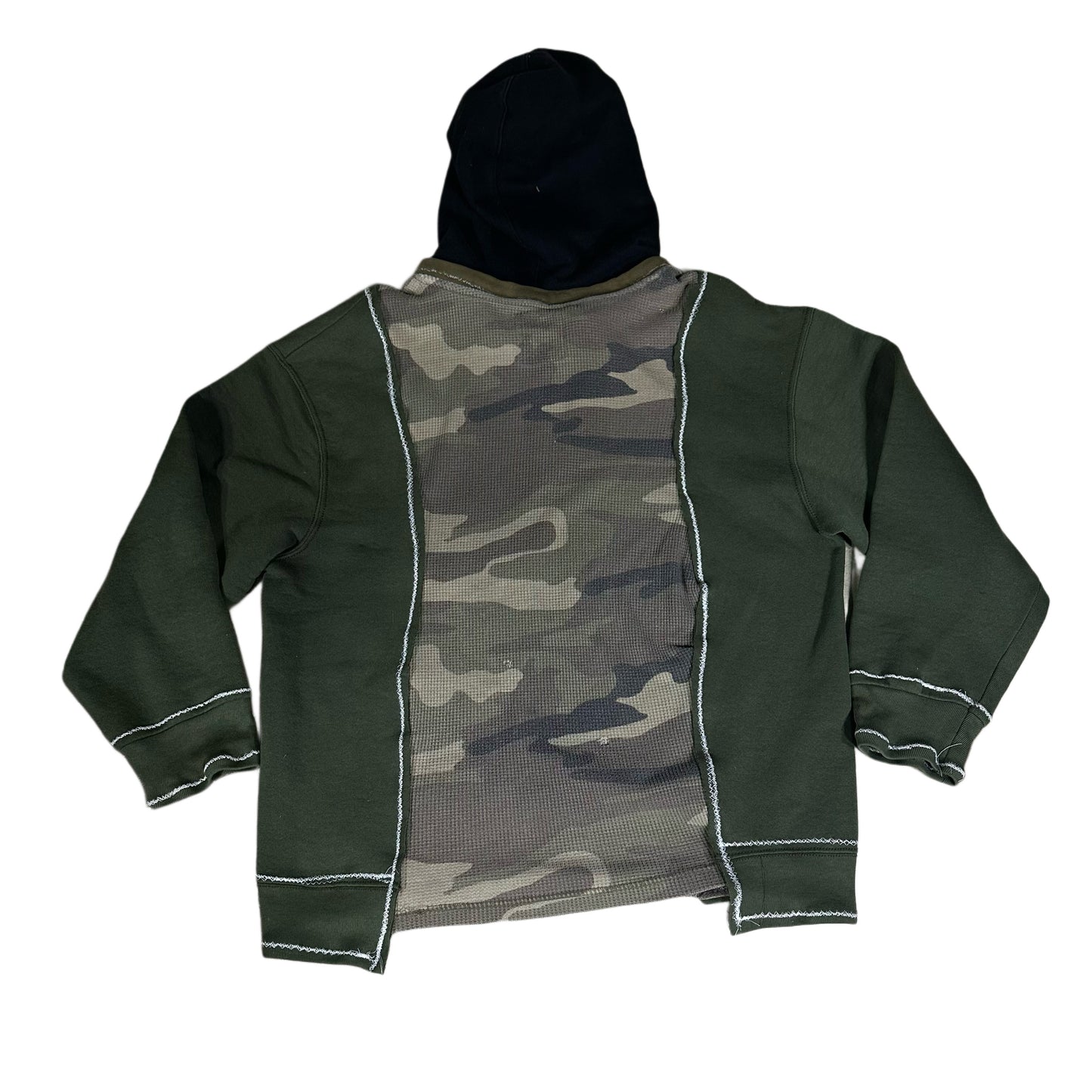 AK WHITE STITCH CAMO HOODIE