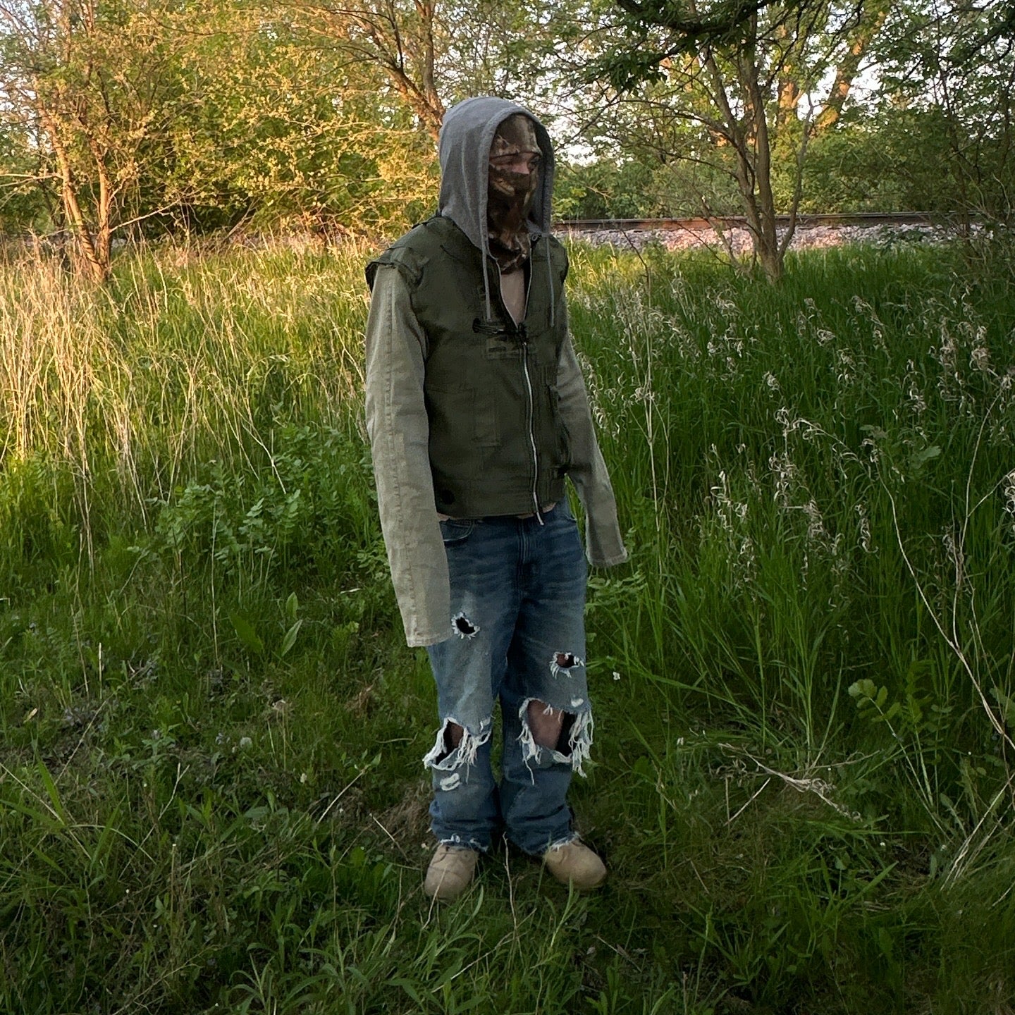 “42” MILITARY DUFEEL BAG ZIP JACKET