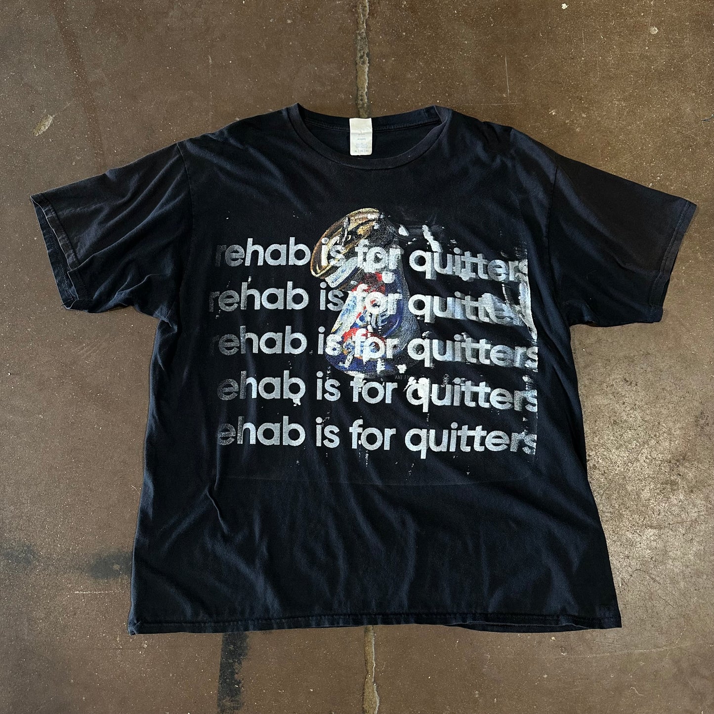 CRUSHED REHAB IS FOR QUITTERS TEE
