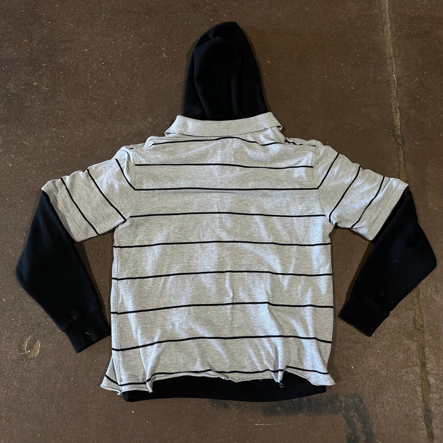 HYBRID POLO ZIP UP HOODIE