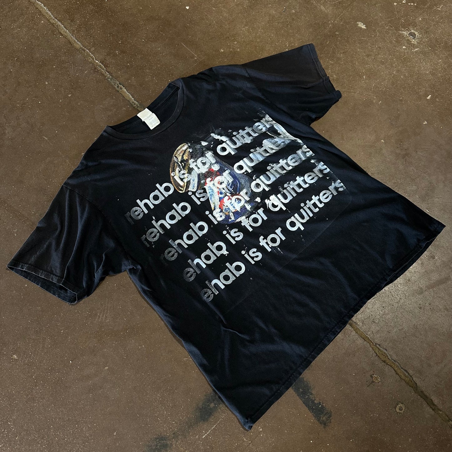 CRUSHED REHAB IS FOR QUITTERS TEE