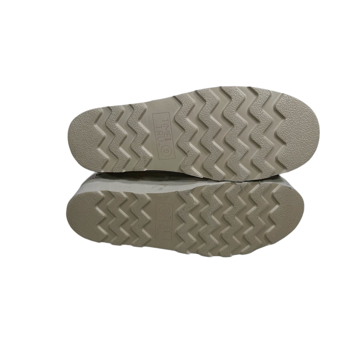LIGHT CAMO PATCHWORK SLIP ON PLATFORM SHOES