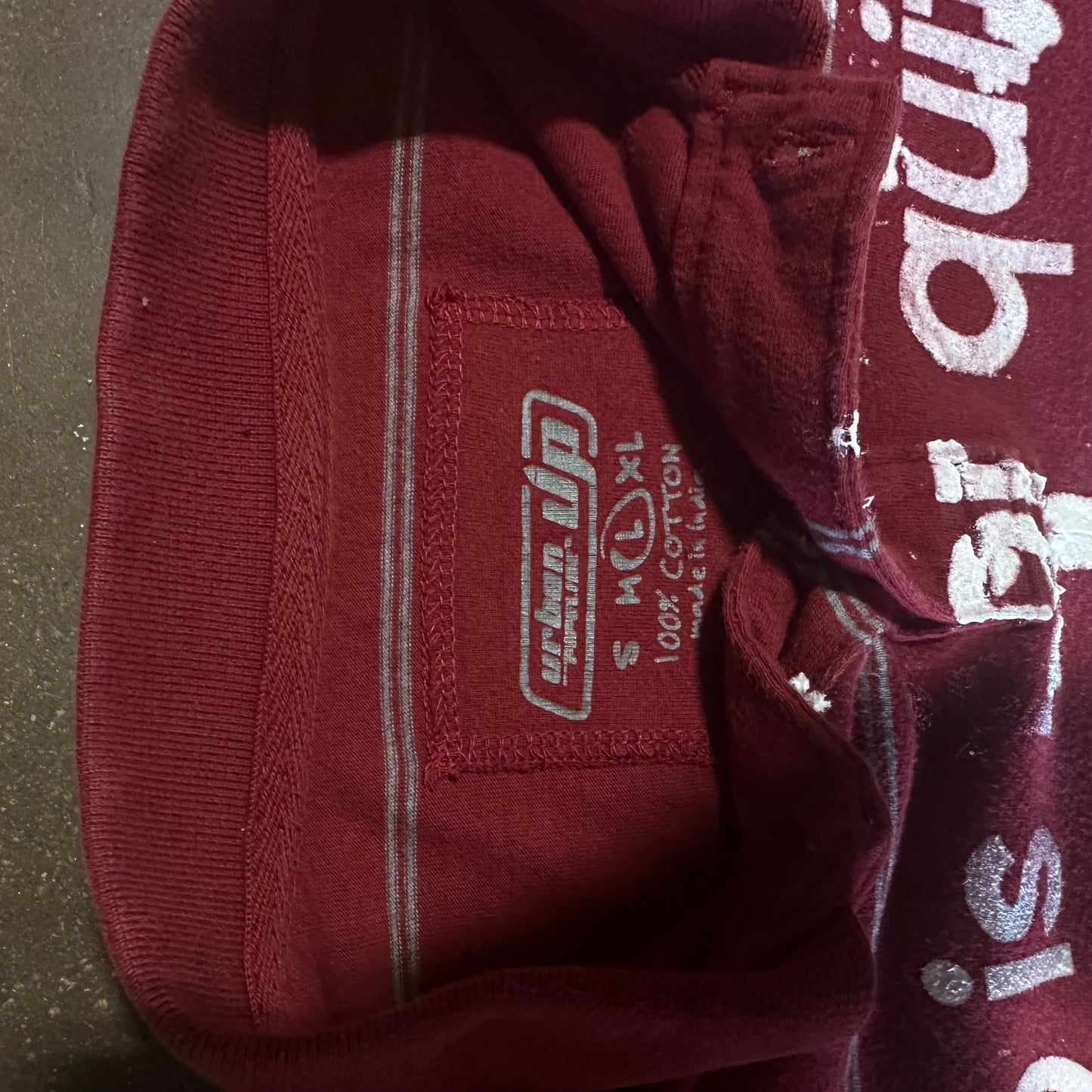 RED REHAB IS FOR QUITTERS LONG SLEEVE POLO