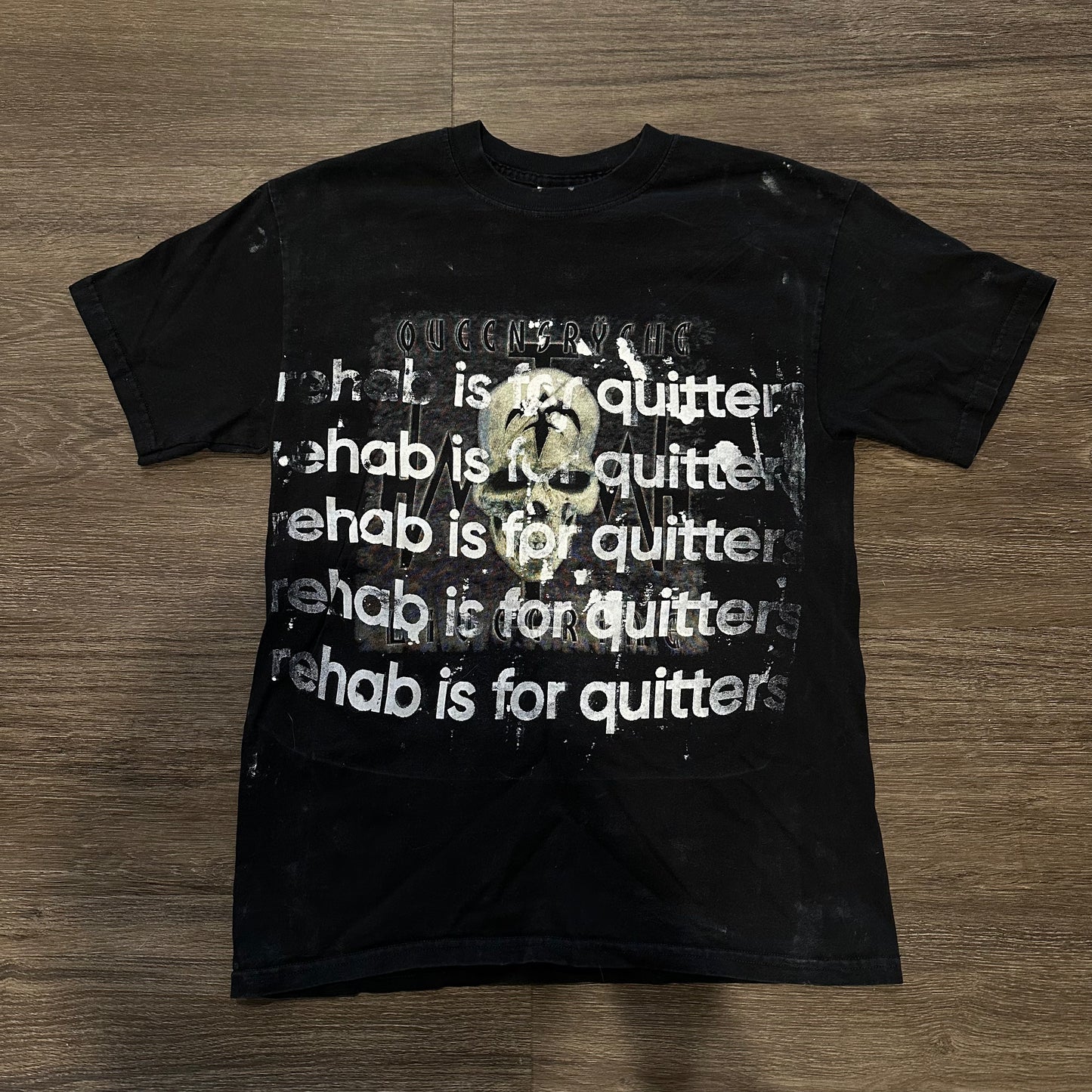VINTAGE METAL REAHB IS FOR QUITTERS BAND TEE