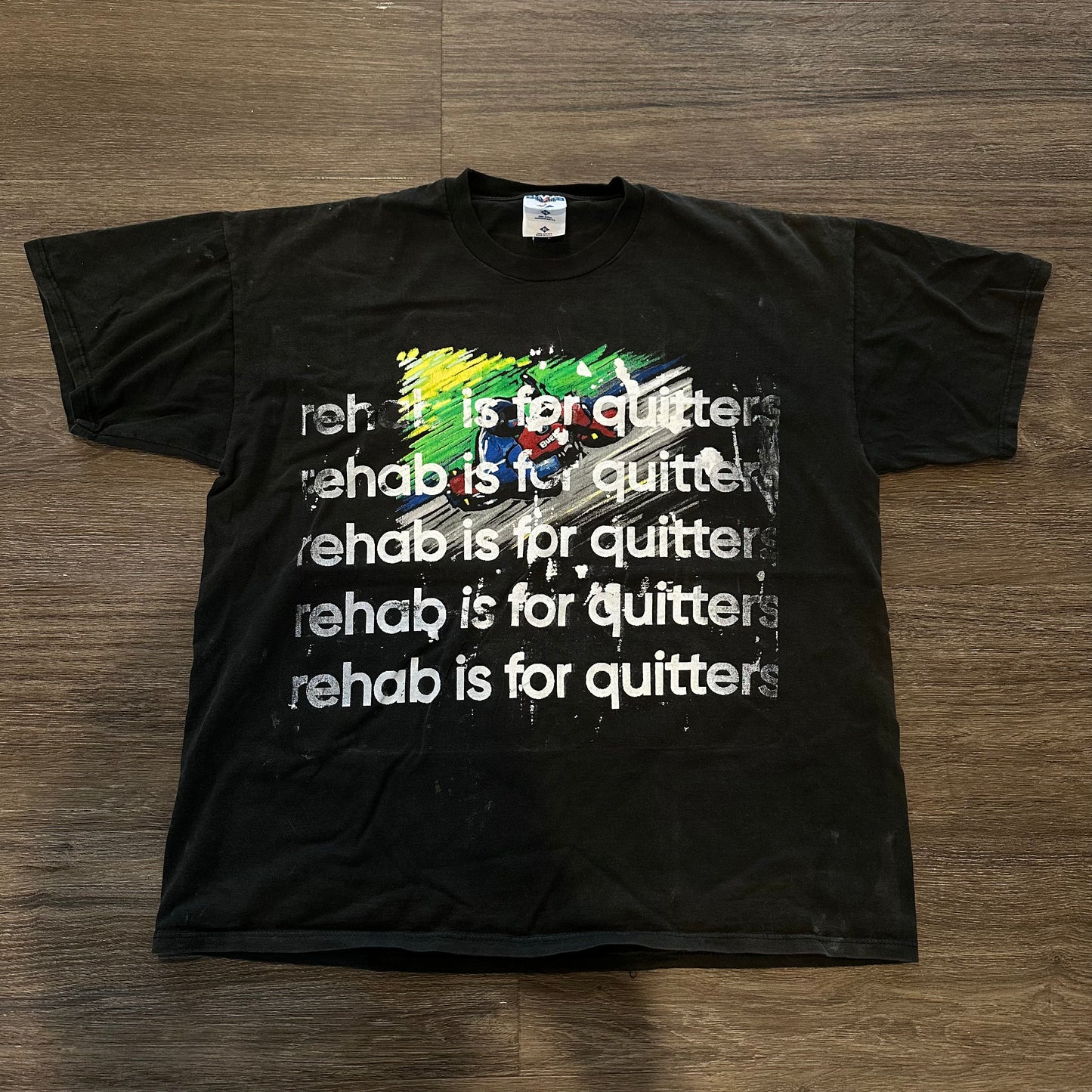 VINTAGE MOTO RACING TEHAB IS FOR QUITTERS TEE