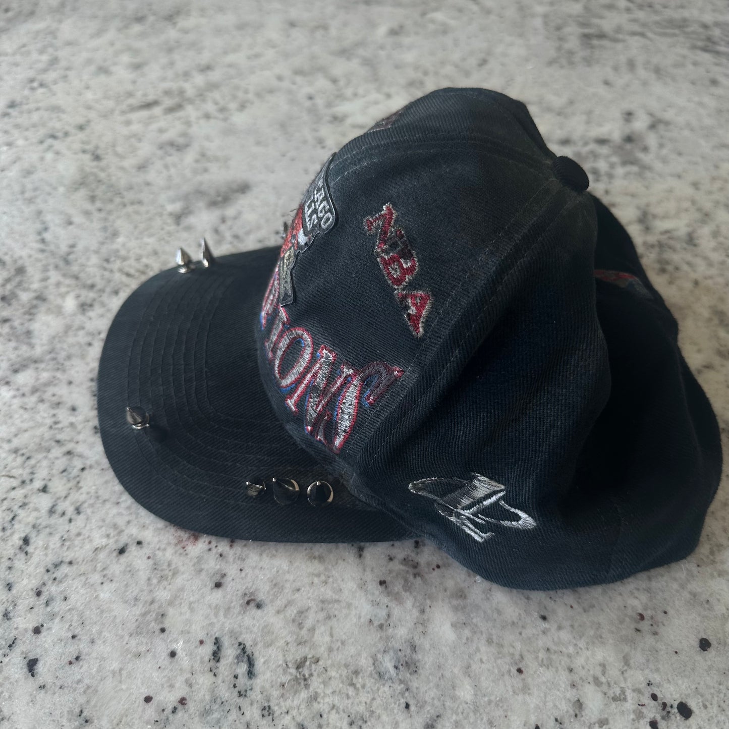 SPIKED 1997 CHI BULLS PAINTED HAT
