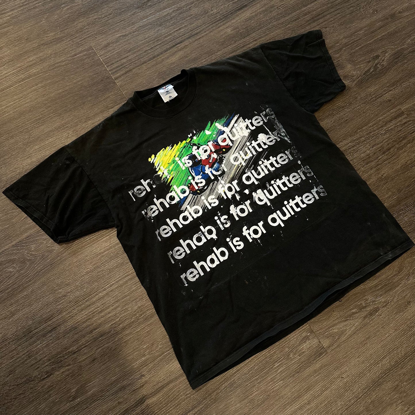 VINTAGE MOTO RACING TEHAB IS FOR QUITTERS TEE