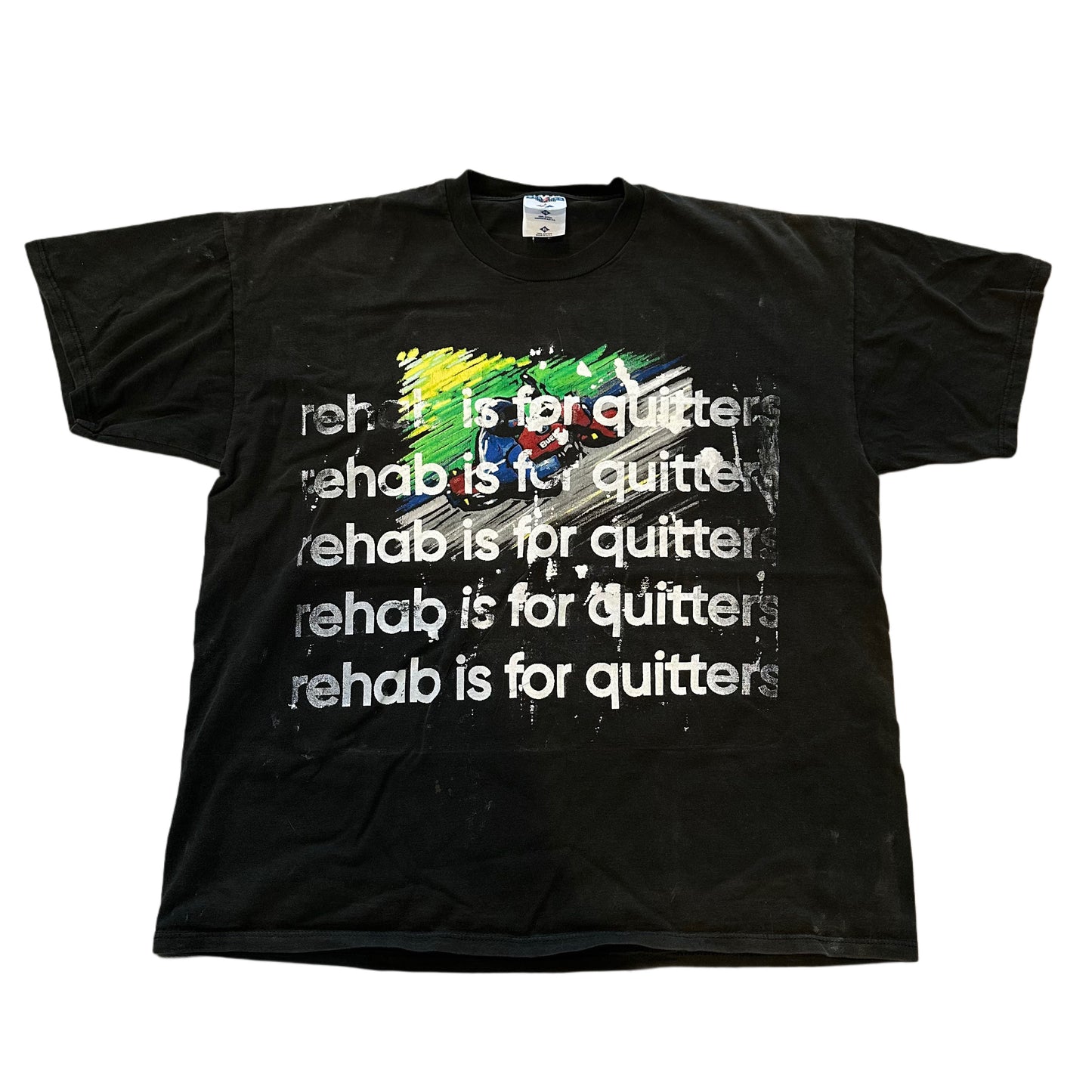 VINTAGE MOTO RACING TEHAB IS FOR QUITTERS TEE