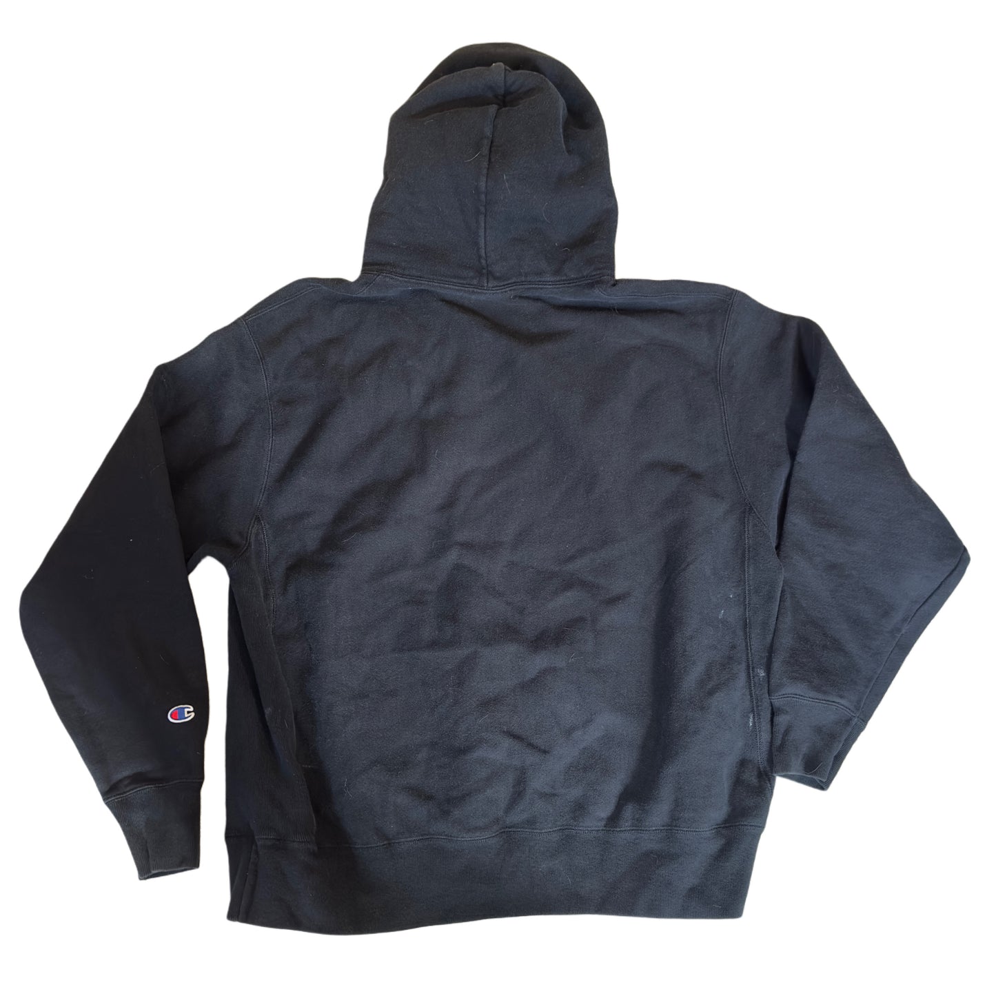 REHAB IS FOR QUITTERS REVERSE WEAVE black HOODIE