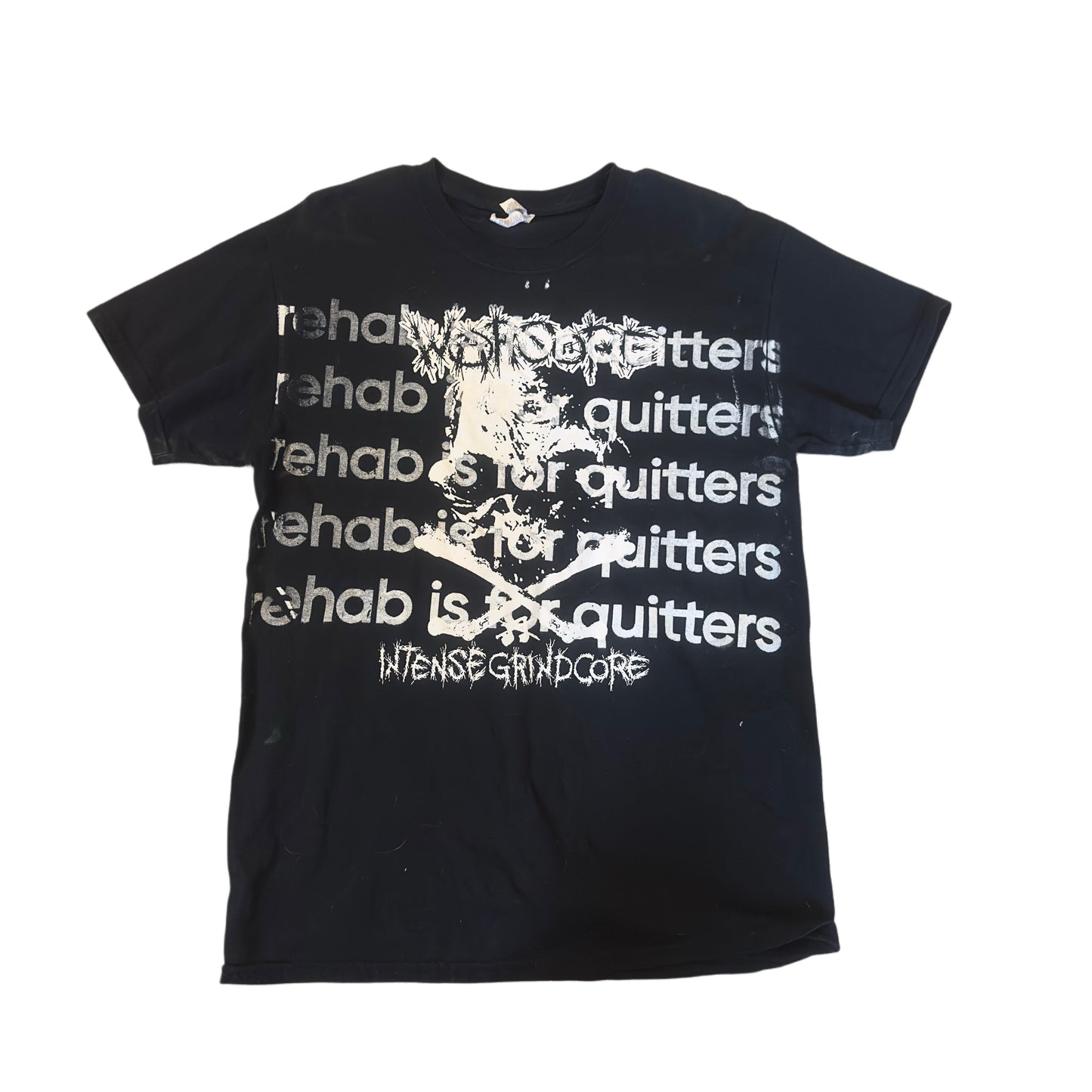 METAL REHAB IS FOR QUITTERS TEE