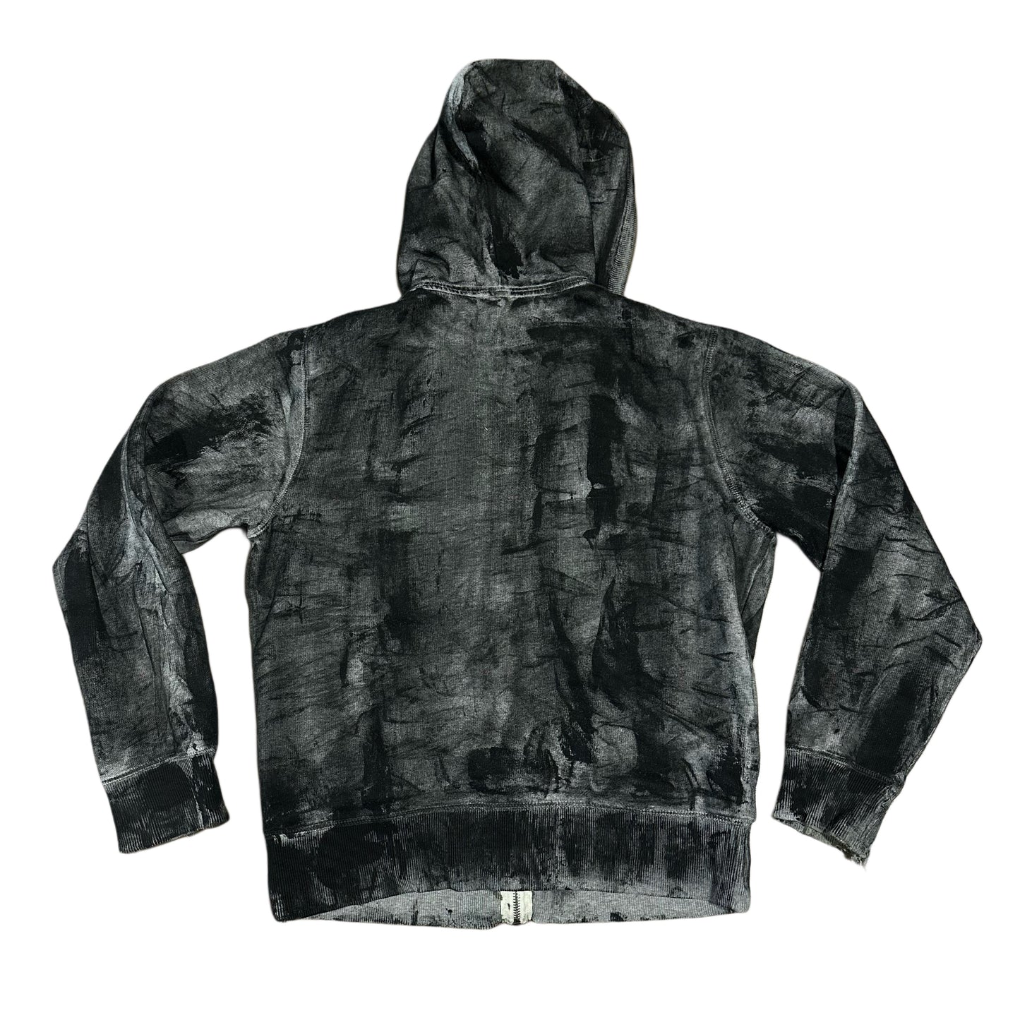 PAINTED SKULL ZIP HOODIE
