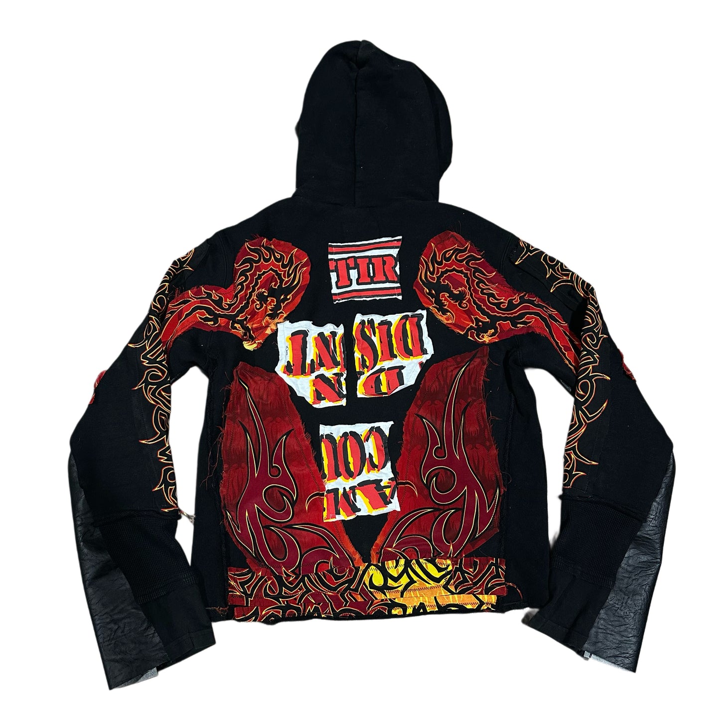 “RED” TRIBAL SKULL HOODIE