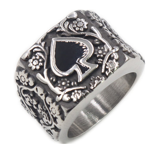 SPADE STAINLESS STEEL RING