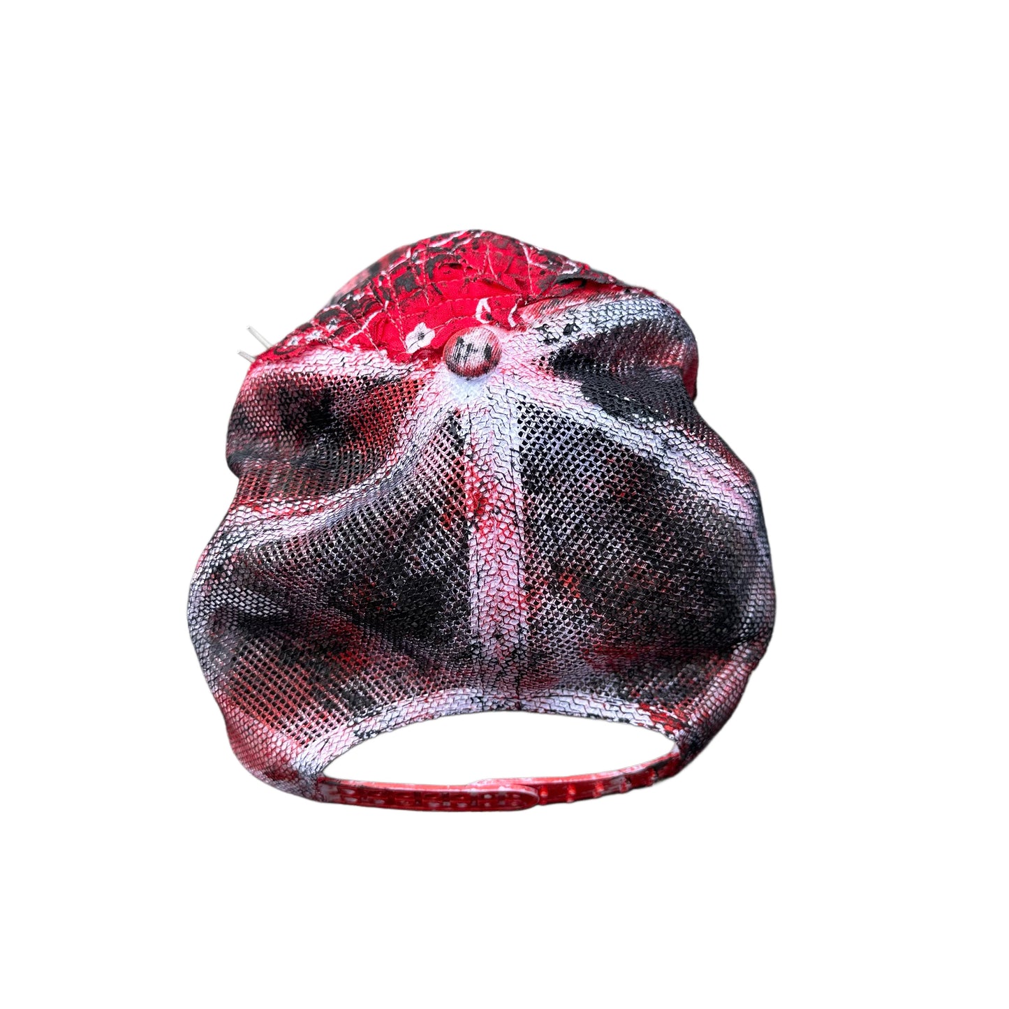 RED BANDANNA SPIKE HAT