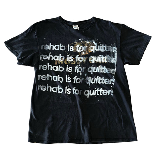 CAMO LOGO REHAB IS GOR QUITTERS TEE
