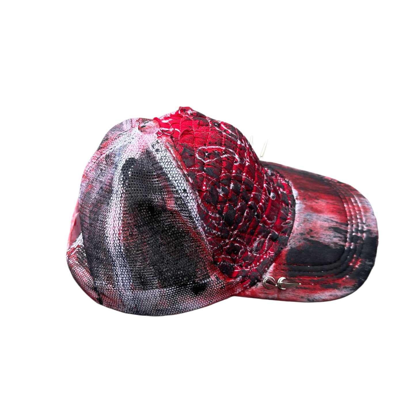 RED BANDANNA SPIKE HAT