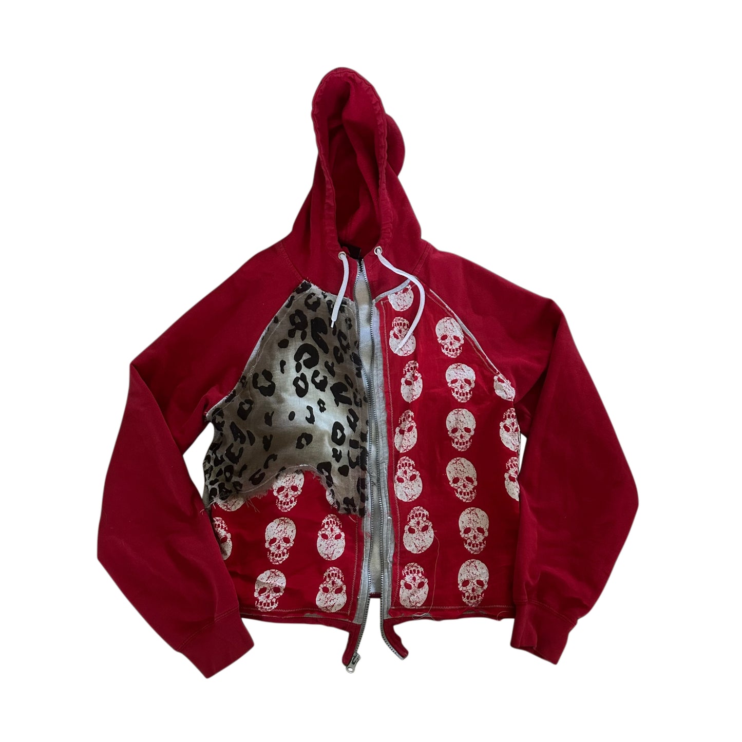 MCQUEEN patchwork zip up