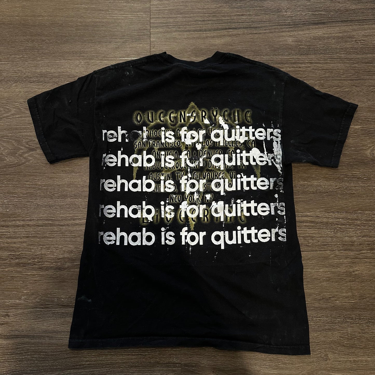 VINTAGE METAL REAHB IS FOR QUITTERS BAND TEE