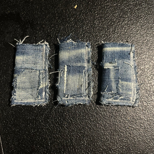 BLUE FADED DENIM LIGHTER CASE