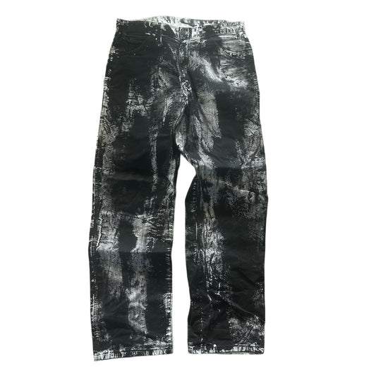 WHITE PAINTED DICKIES PANTS