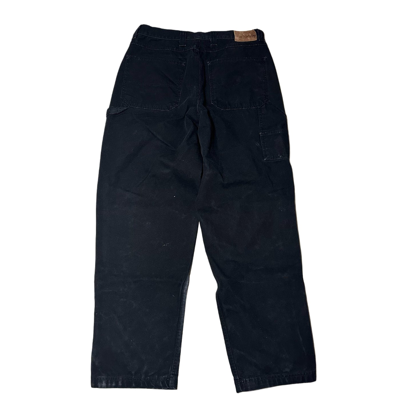 “SPIDER” black carpenter pants