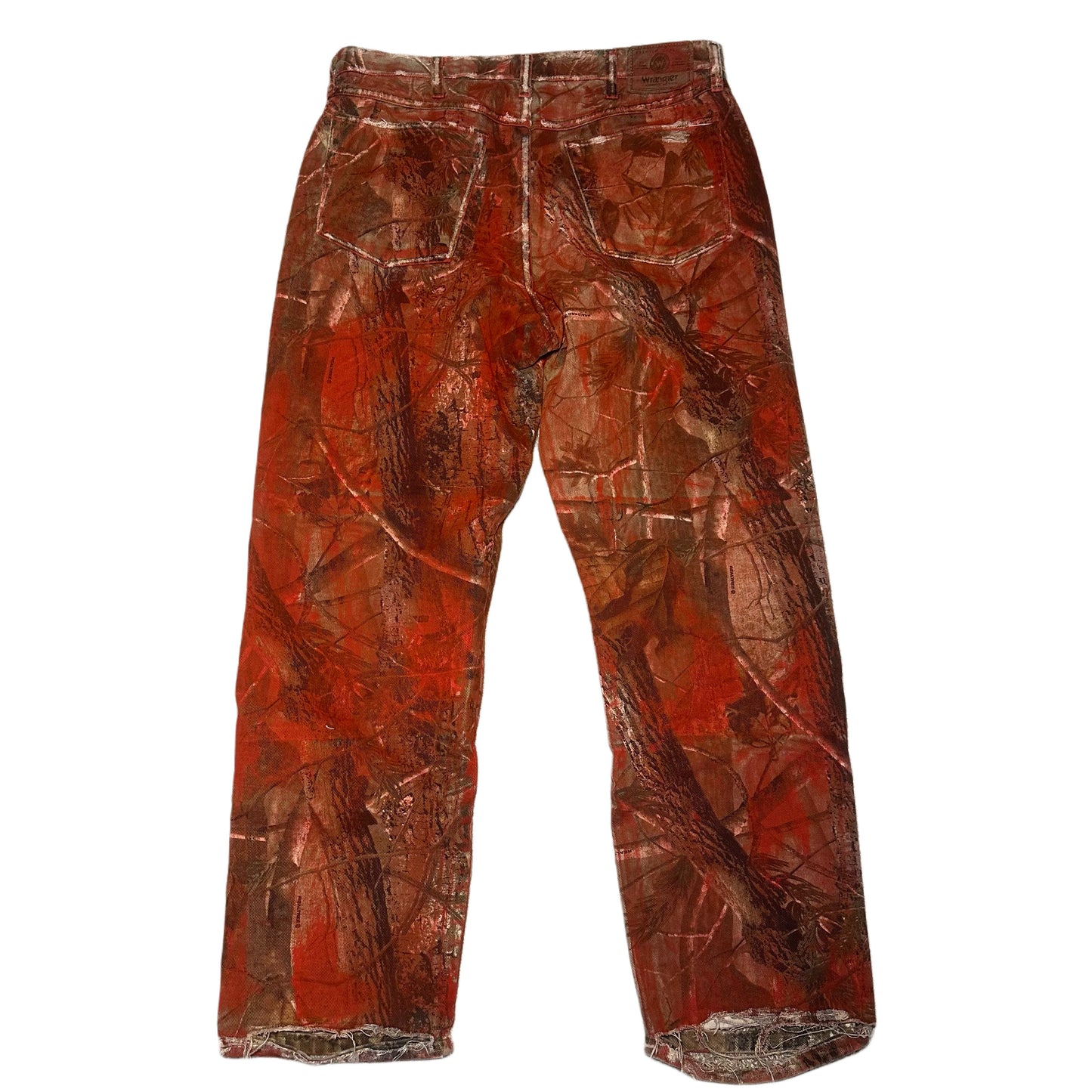 RED REALTREE DISTRESSED PANTS