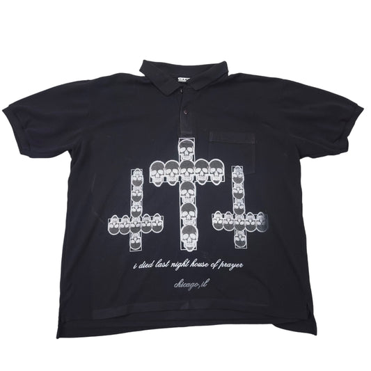 HOUSE OF PRAYER BLACK POLO