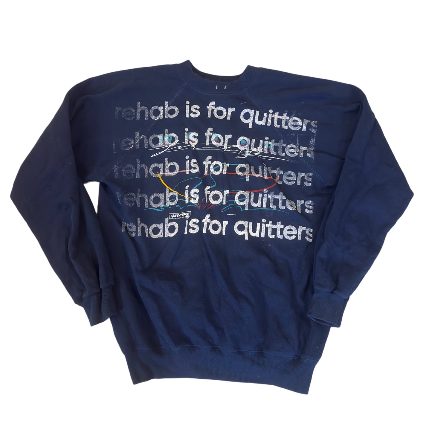 VINTAGE REHAB IS FOR QUITTERS CREWNECK