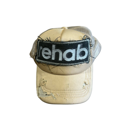 REHAB TAN DISTRESSED HAT