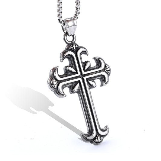 gothic cross pendant 