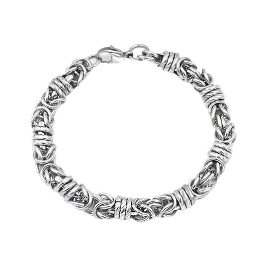 braided steel bracelet 