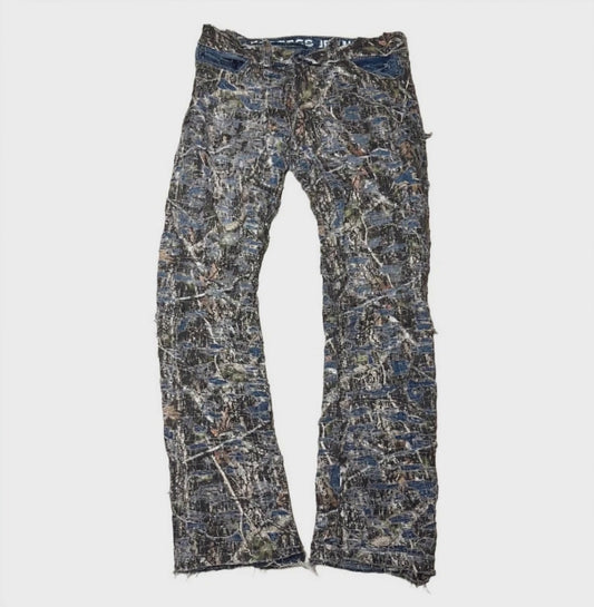 LIGHT BLUE REAL TREE CAMO BORO DENIM JEANS